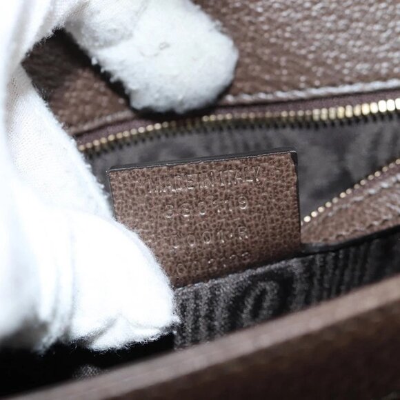 GUCCI Balenciaga Collaboration Web Sherry Line Bag PVC Beige 680119 Auth135820SM - Picture 11 of 16